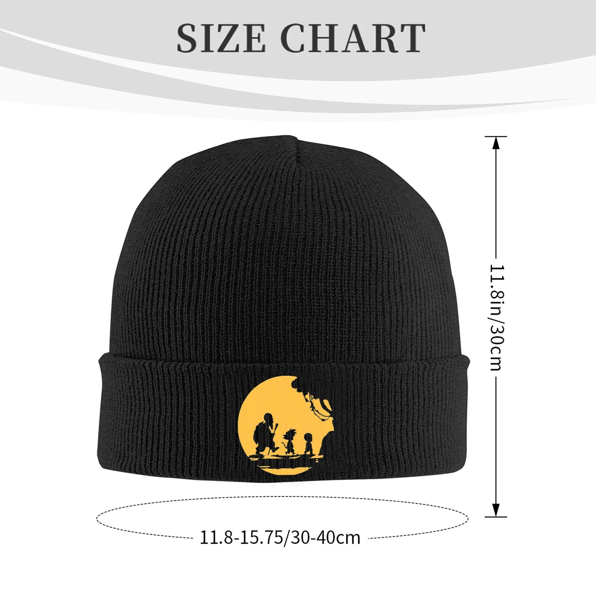 DBZ Dragon Ball Goku Krilin Y Maestro Roshi  Knitted Hat Beanies Winter Hat Warm Unisex  Hip-hop  Caps Men Women Gift - Colouronova