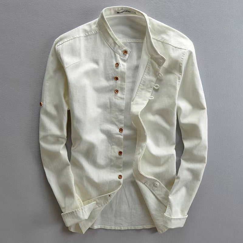 Mens Linen Shirt Colouronova
