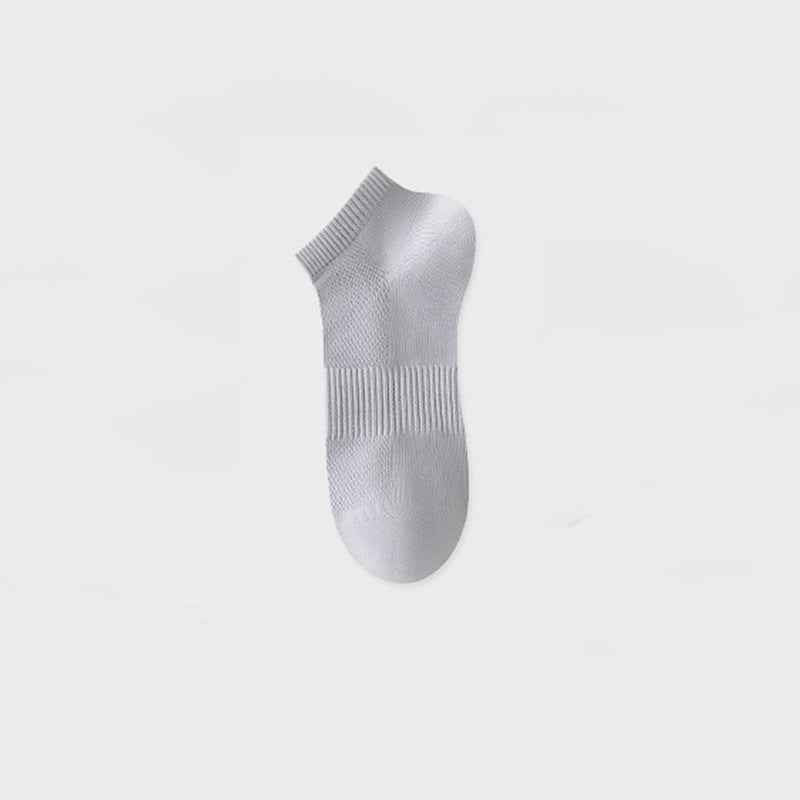 Breathable solid-colored cotton stockings