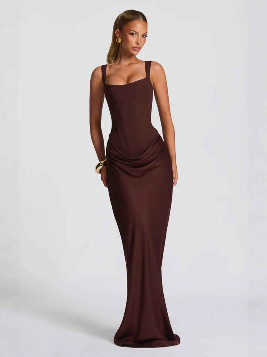 Slim Fit Spaghetti Strap Bodycon Dress
