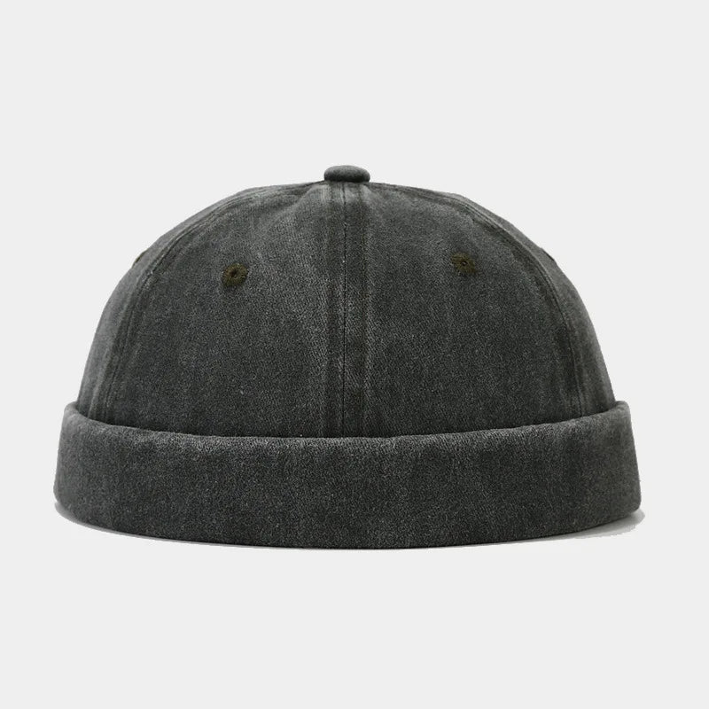 Breathable Cotton Skull Cap - Lightweight Unisex Retro Hat for Men & Women | Hip Hop Dance Beanie Casual Washed Vintage - Colouronova