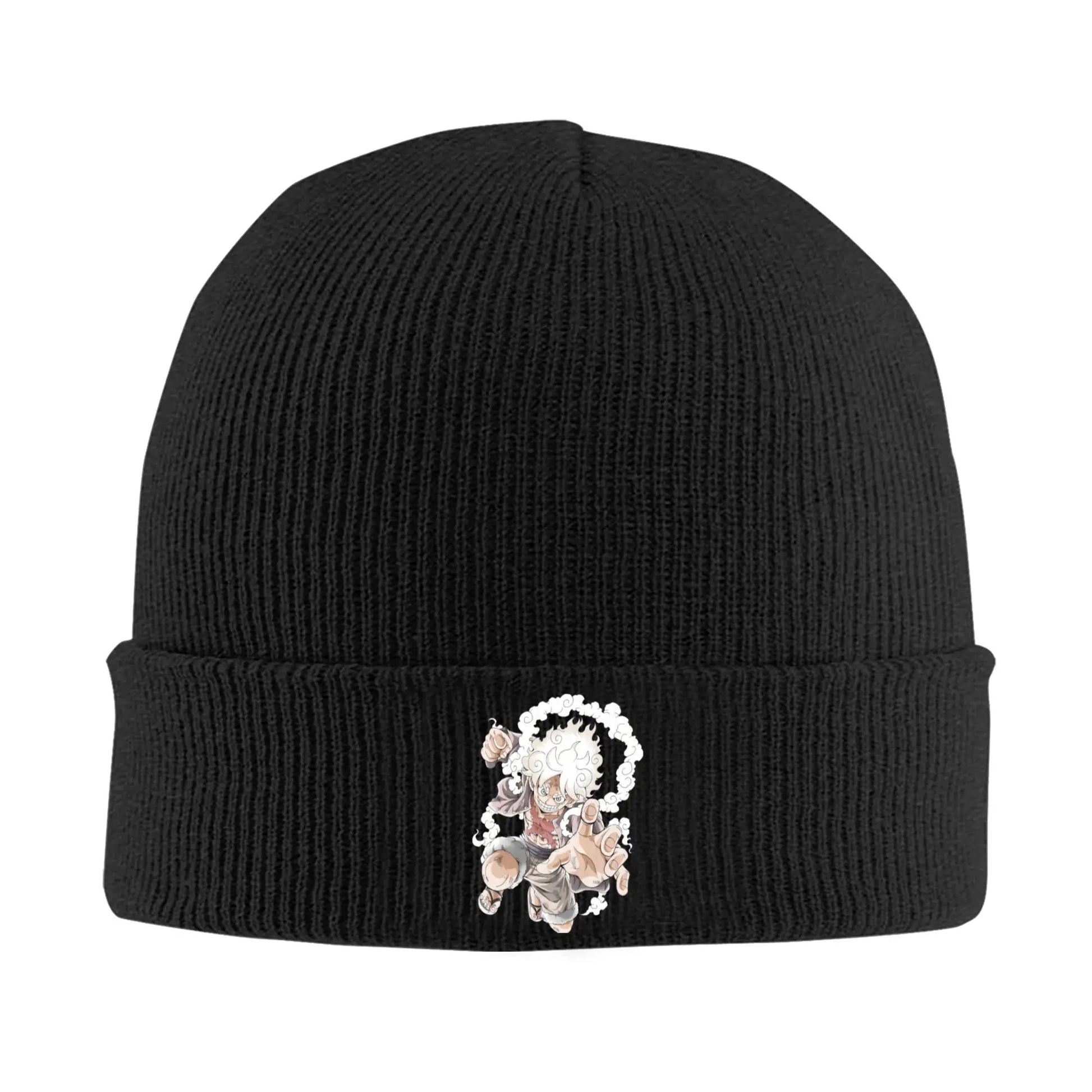 One Piece Flag 
Doflamingo Pirates Logo Knitted Caps Women's Men's Beanies Autumn Winter Hats Acrylic  Warm Melon Cap - Colouronova