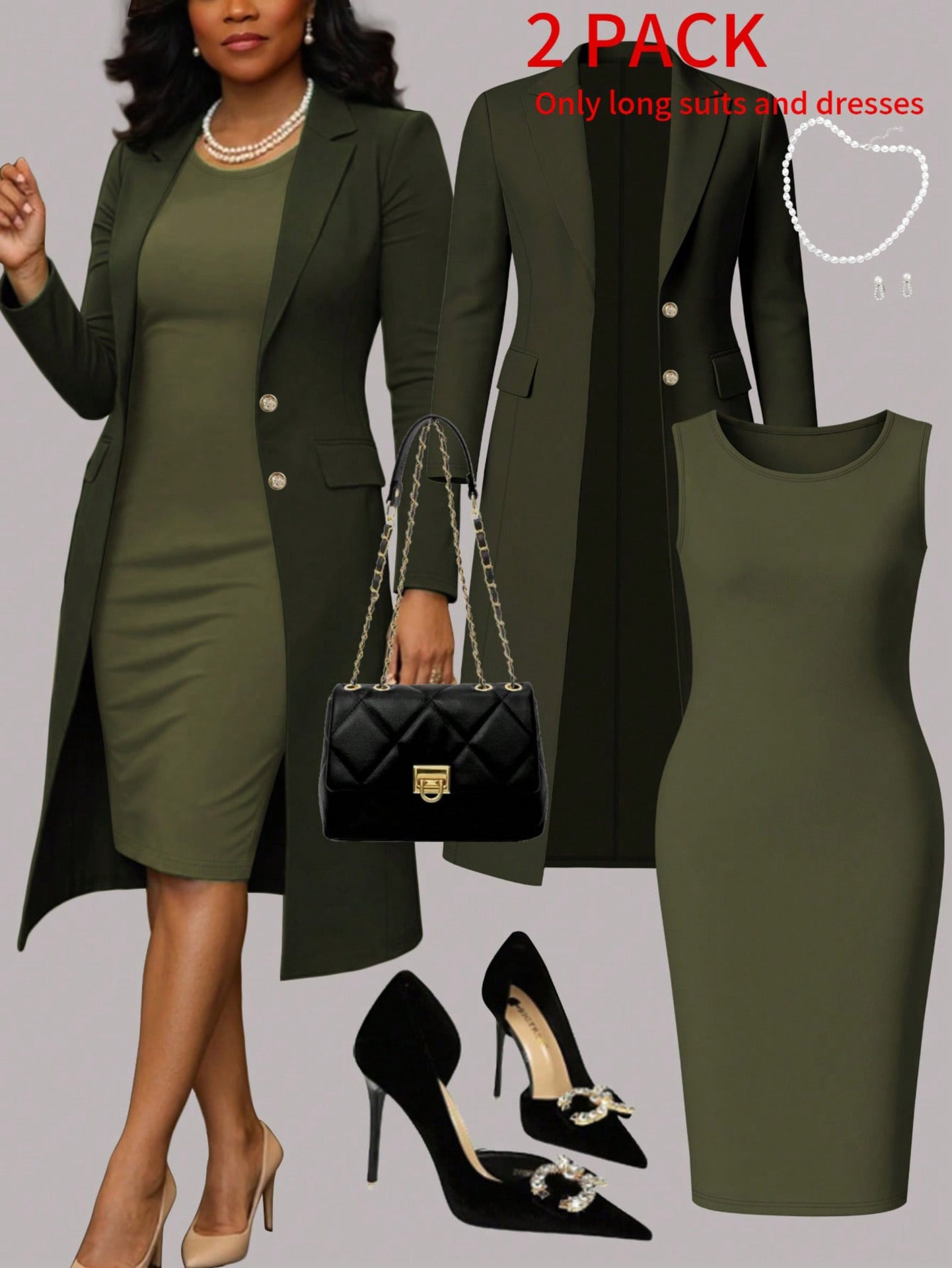 Dress Two-Piece Set Colouronova