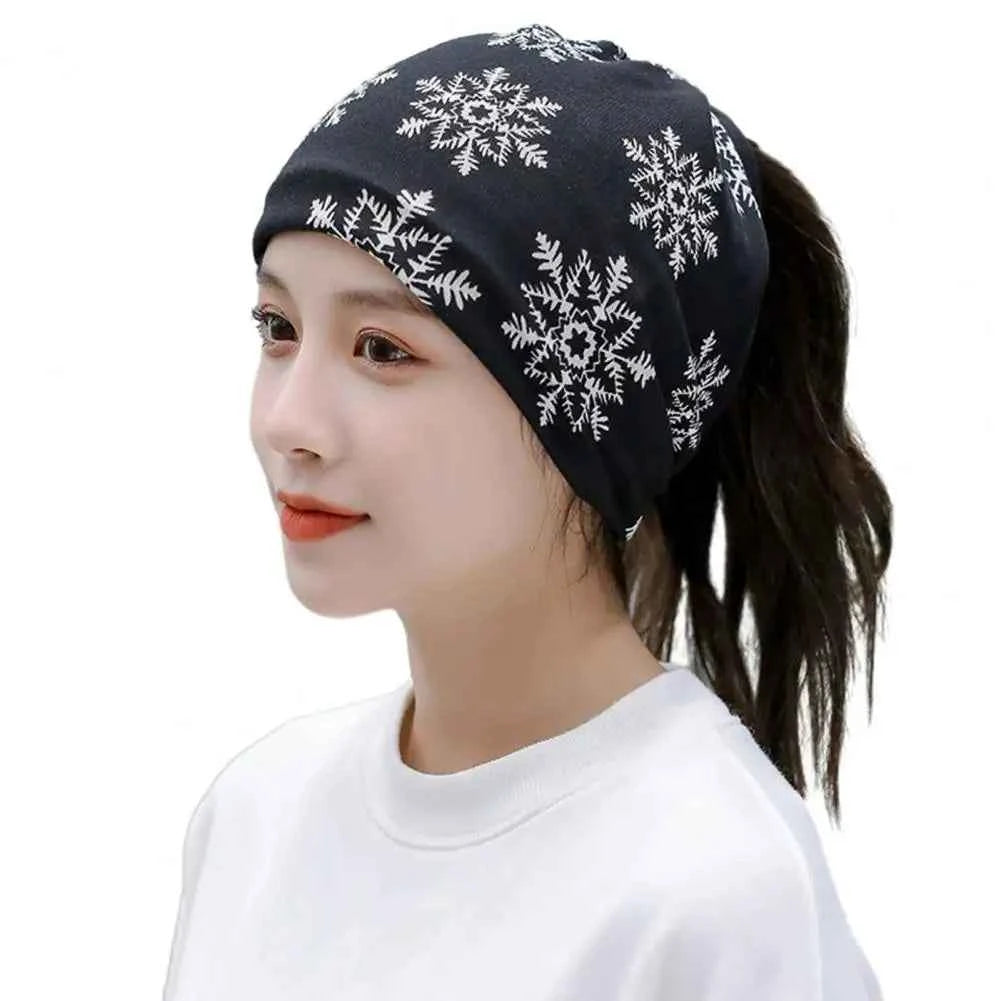 Scarf Neck Collar Multi-functional Scarf Breathable High Elastic Thickened Winter Warm Face Guard Headwear Cycling Scarf Hat