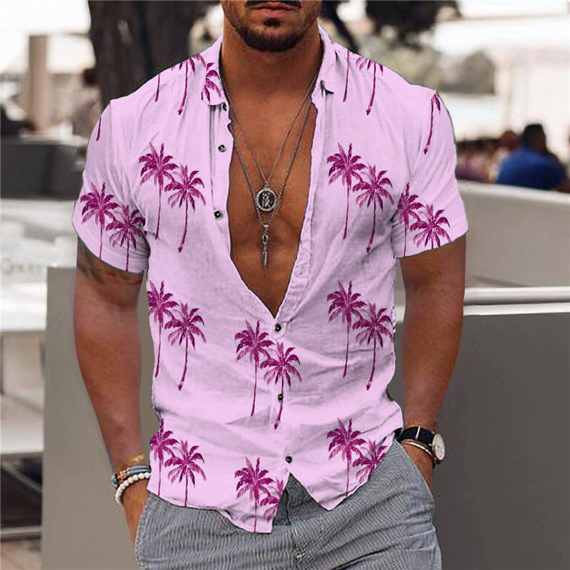 Mens Printed Shirt Colouronova