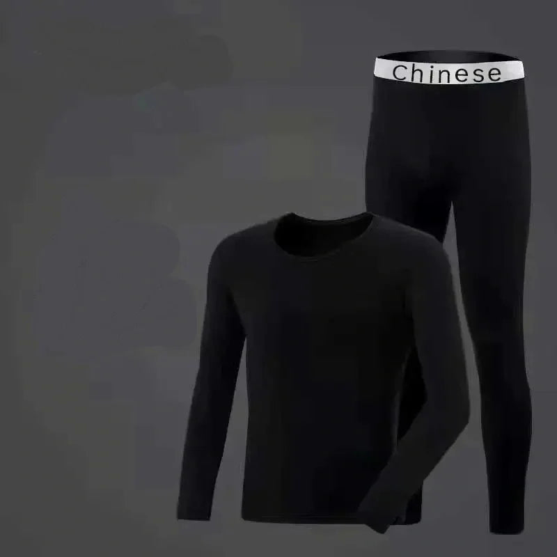 Men's Winter Thermal Underwear Long  Men Keep Warm Tops+Pants Two-piece Set Thick Clothes Comfortable Thermo Underwear Sets - Colouronova