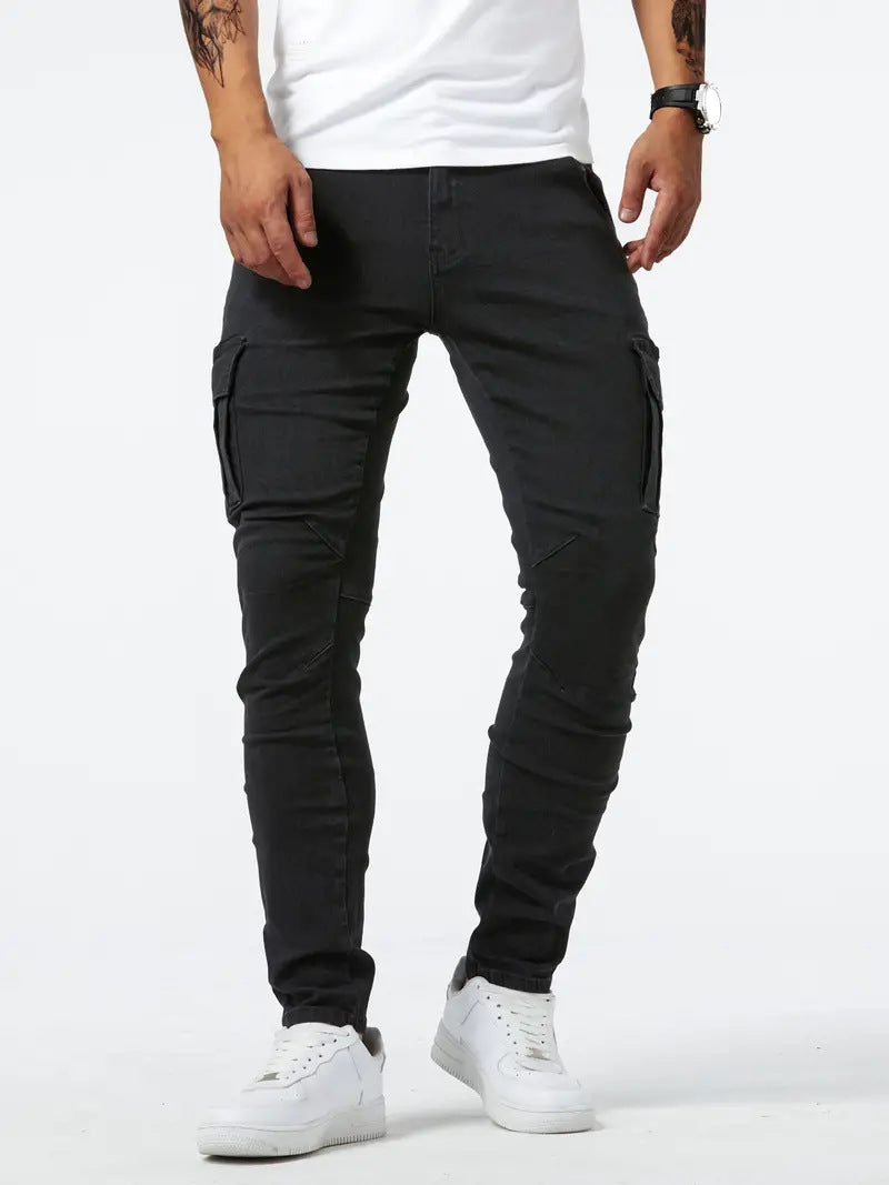 Men's Cotton Cargo Casual Pants Colouronova
