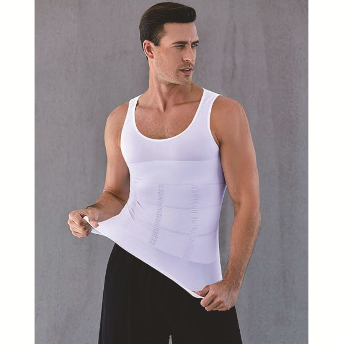 Men's Body Shaping Compression Vest Colouronova