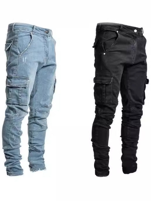 Mens Stretch Jeans Colouronova