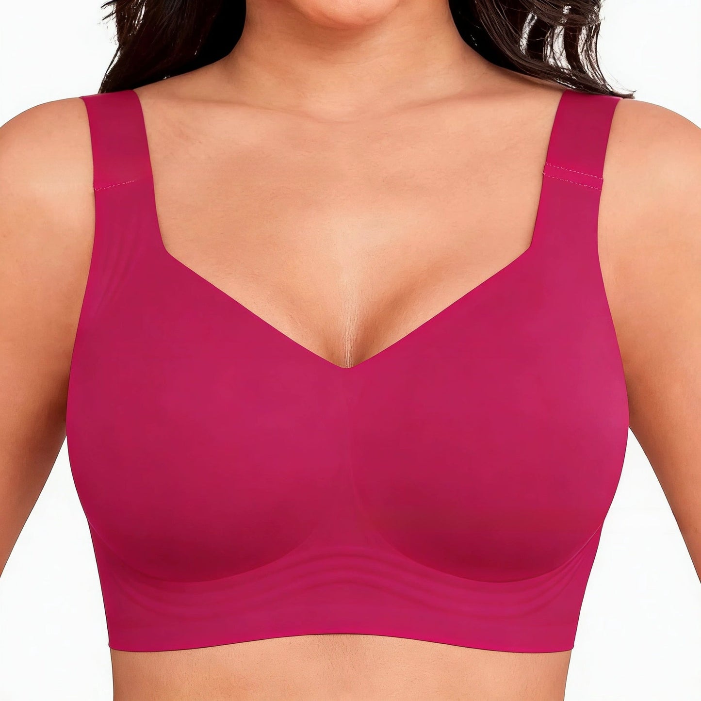 Women's Full Coverage Wireless Bra Colouronova
