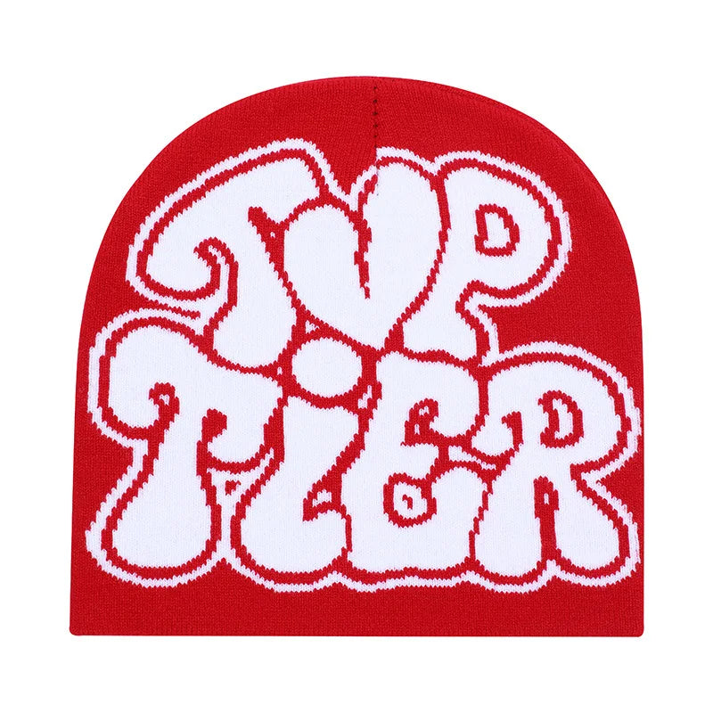 2025 Y2K Letter Knitted Winter Autumn Beanie Cap Men Women Kanye Beanies Gorras Hombre Top Keep Warm Hat Ear Hats Wool Hip Hop - Colouronova