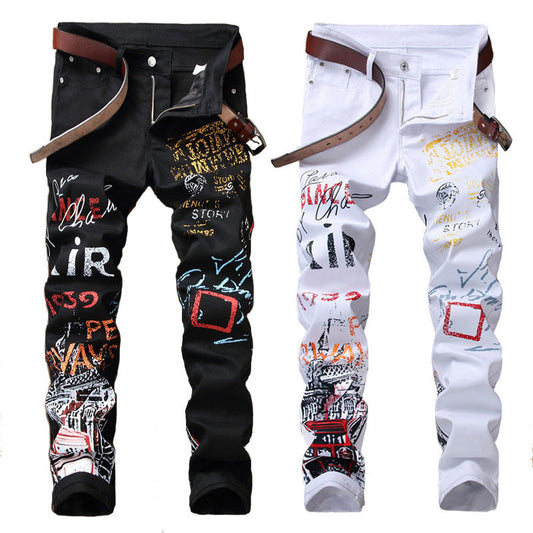 Mens Denim Trousers Colouronova
