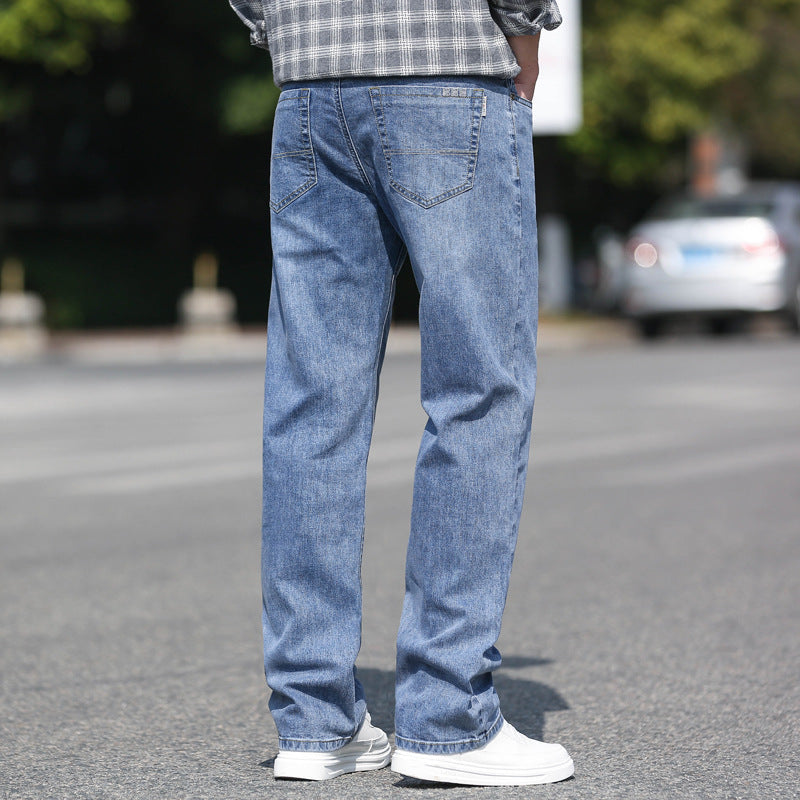 Loose straight men's jeans Colouronova