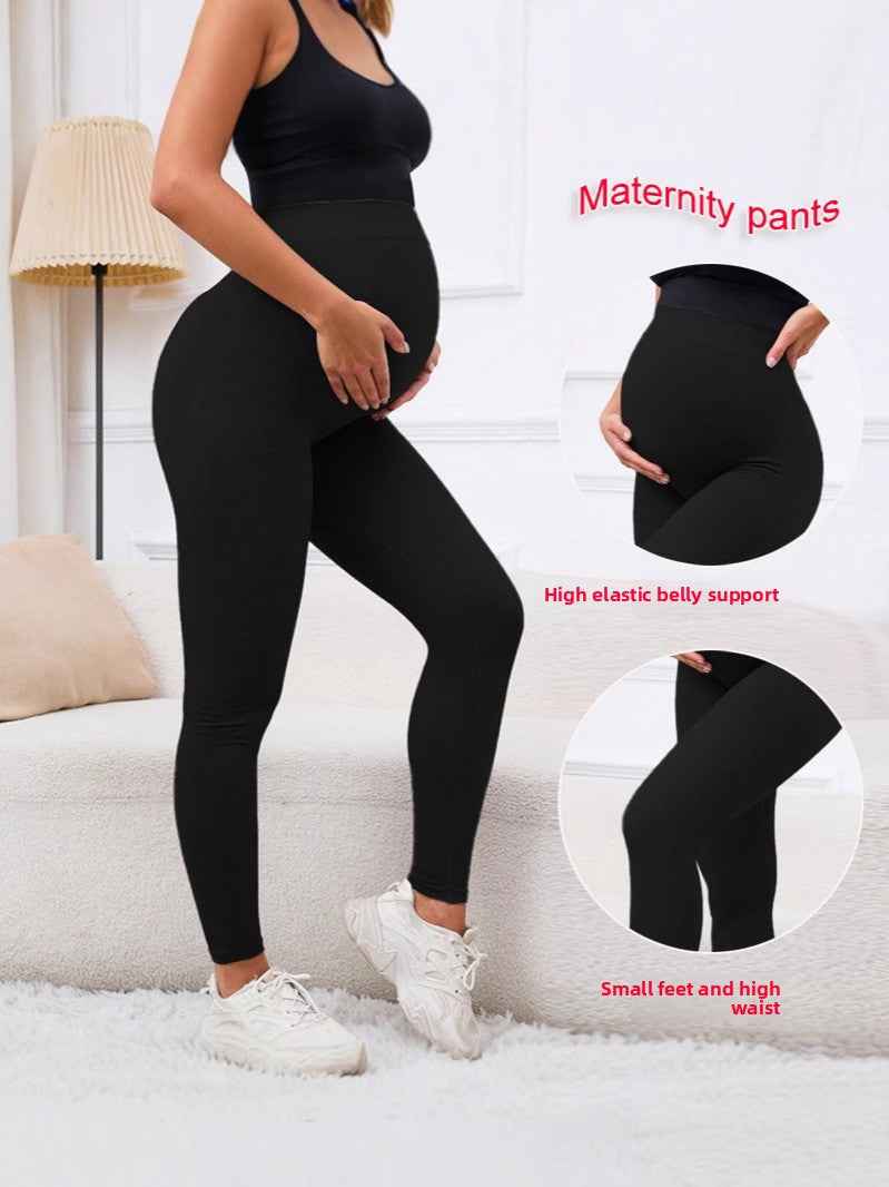 Outer-wear leggings for pregnant women