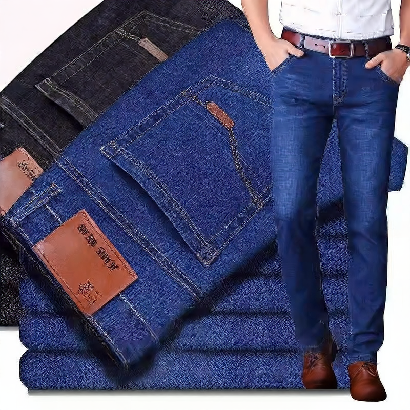 Men's Loose Straight Jeans Colouronova