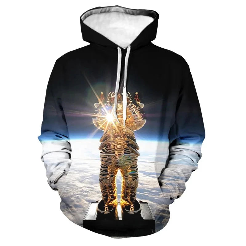 2024 Four Seasons Spring/Summer Autumn/Winter New Men's 3D Printing Starry Sky Nebula Men's Hat 3D Digital Printing Colouronova