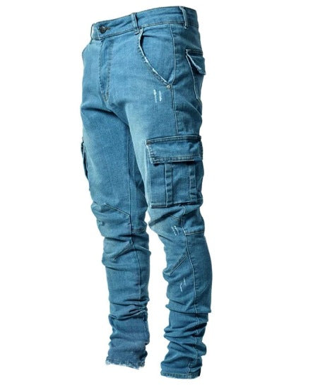 Mens Stretch Jeans Colouronova