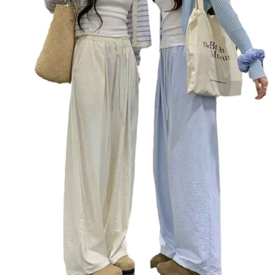 Women's Lazy Style Straight Leg Casual Pants