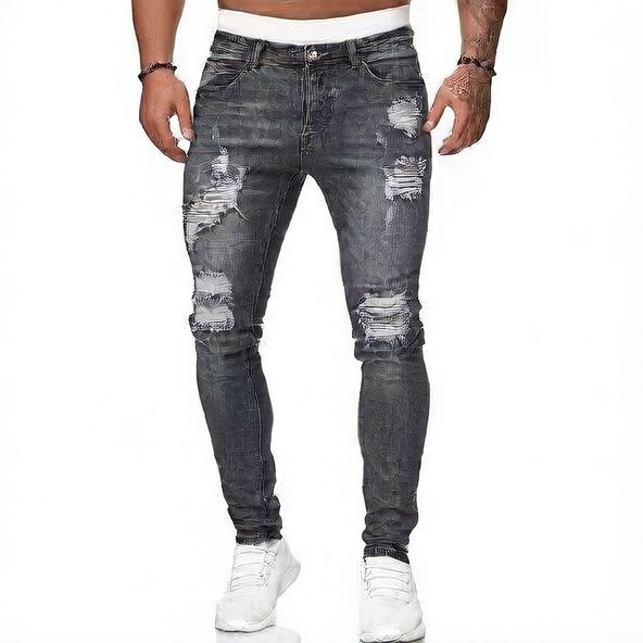 Mens Denim Trousers Colouronova