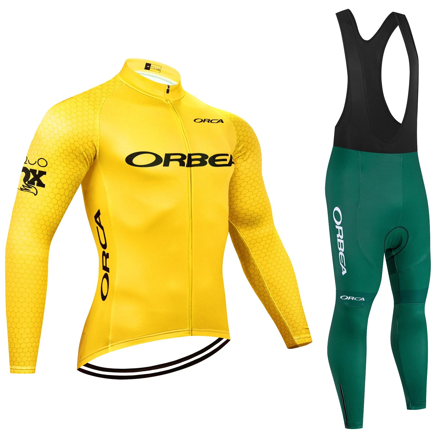 Winter 2025 BLACK Cycling Jersey ORBEA ORCA Bike Jacket Pants Men Thermal Fleece Team Ropa Ciclismo MTB Road Bicycle Clothing - Colouronova