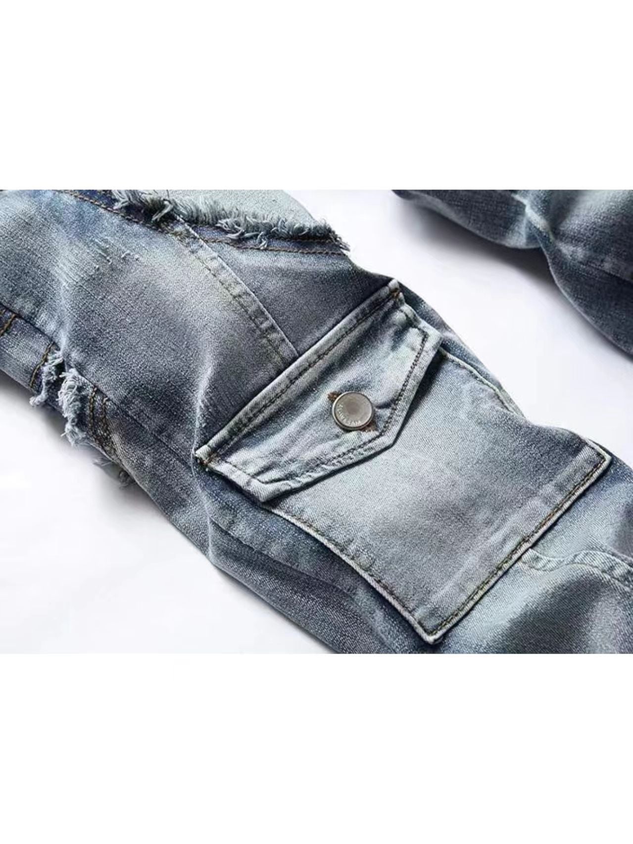 Mens Denim Trousers Colouronova