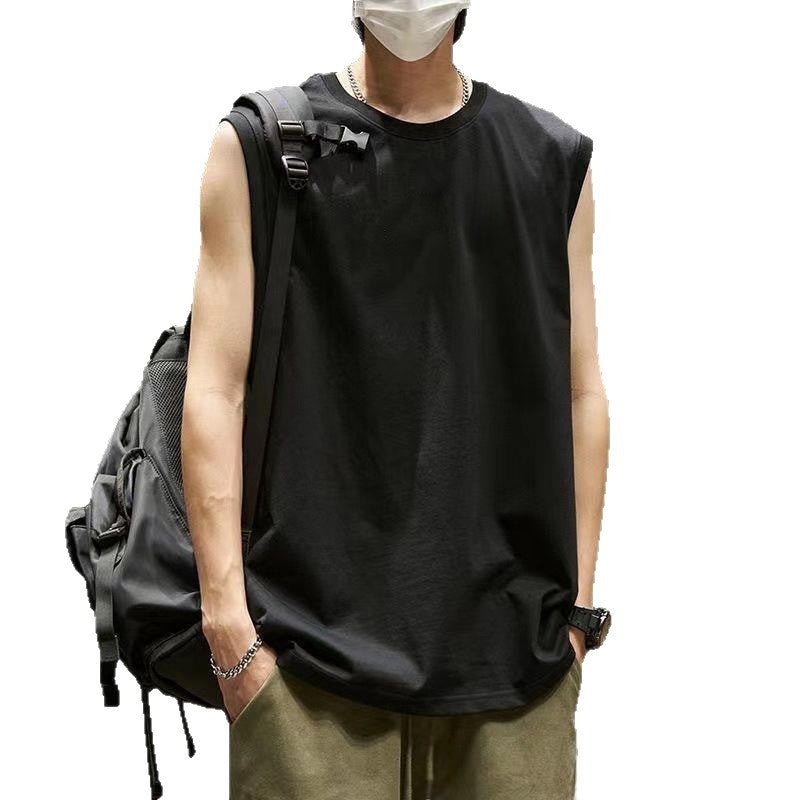 Men's Quick-Dry Sleeveless T-Shirt Loose Fit Workout Top Colouronova
