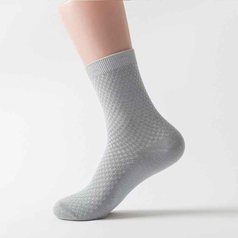 Bamboo fiber men's sweat-absorbing and breathable socks