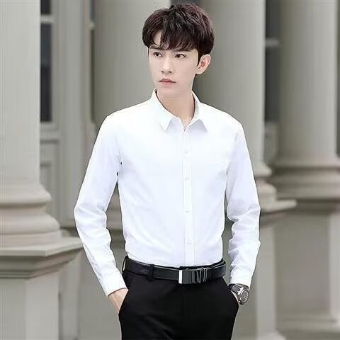 Solid-color long-sleeved shirt Colouronova