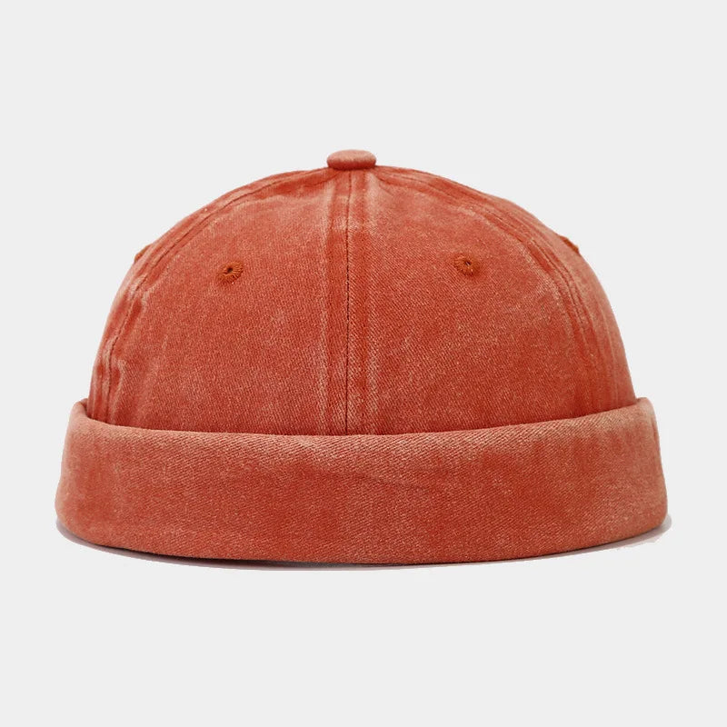 Breathable Cotton Skull Cap - Lightweight Unisex Retro Hat for Men & Women | Hip Hop Dance Beanie Casual Washed Vintage - Colouronova