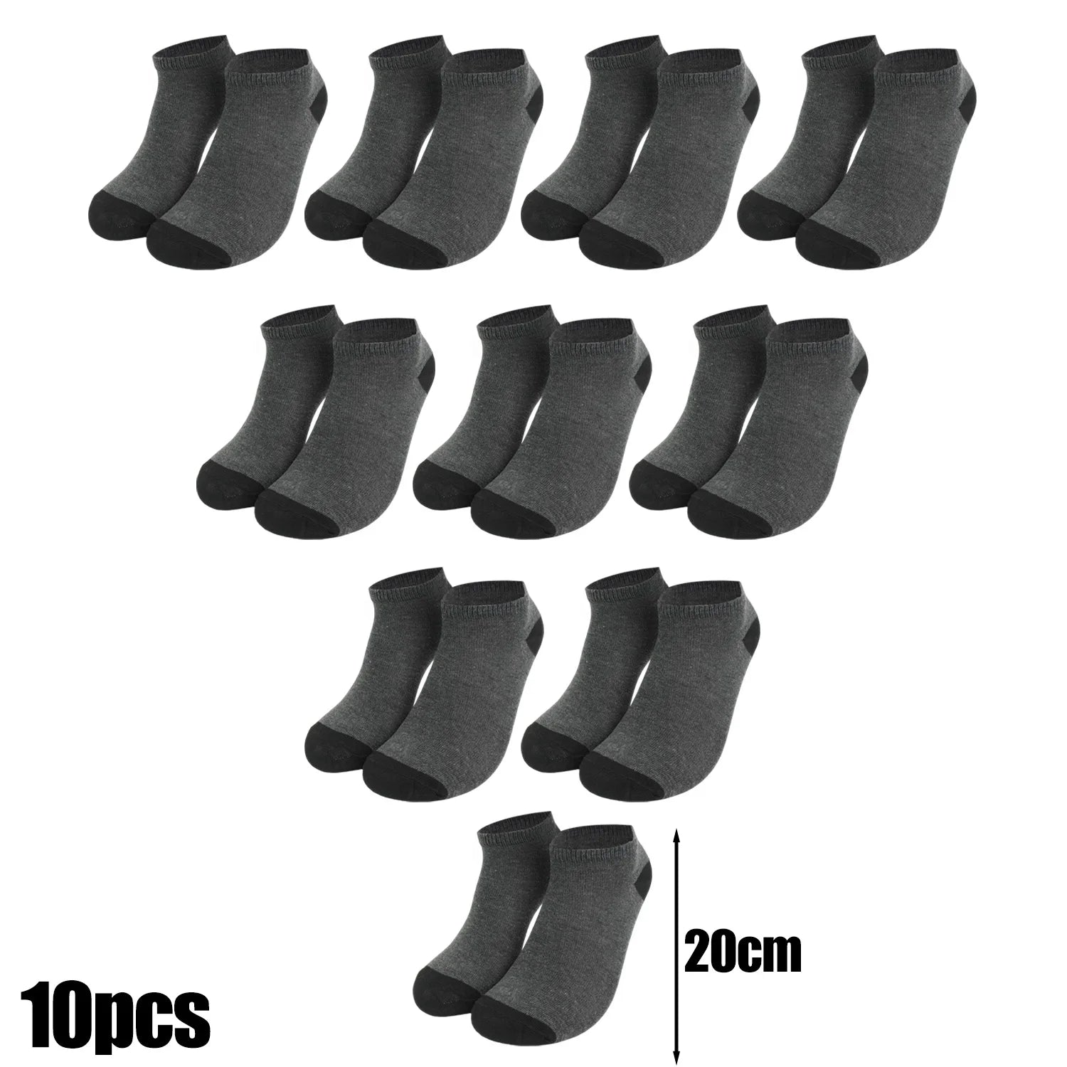 1-10Pairs Breathable Mens Socks Summer Comfort Socks Lightweight Soft Fashion Color Block Low Cut Daily Wear Ankle Fashion Socks - Colouronova