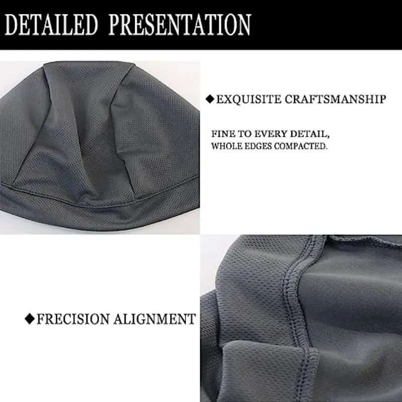 1/3pcs Motorcycle Helmet Inner Cap Hat Quick Dry Breathable Hat Racing Cap Under Helmet Beanie Cap Motocross Motor Helmet Hat - Colouronova