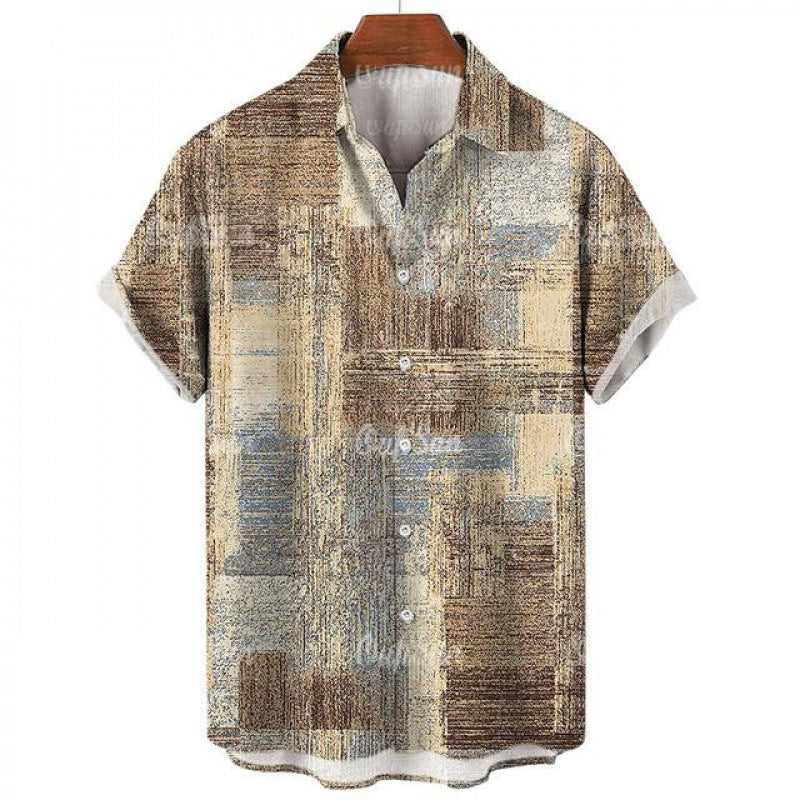 Mens Printed Shirt Colouronova