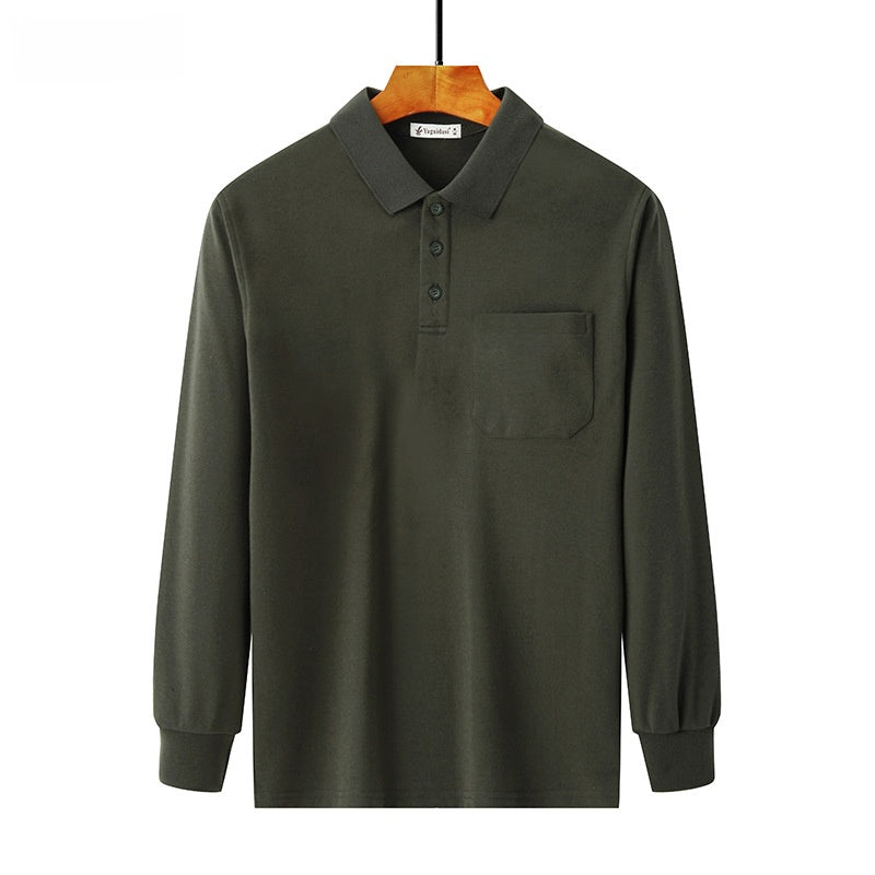 Pure cotton thick long-sleeved t-shirt Colouronova