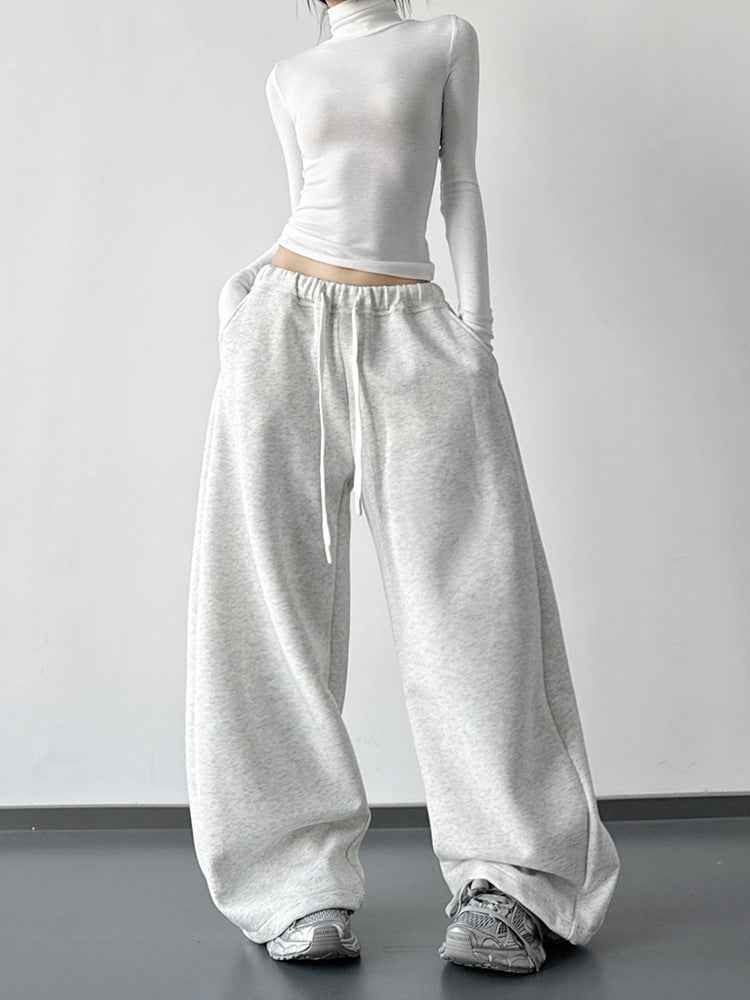 Women's High-Waisted Wide-Leg Sweatpants
