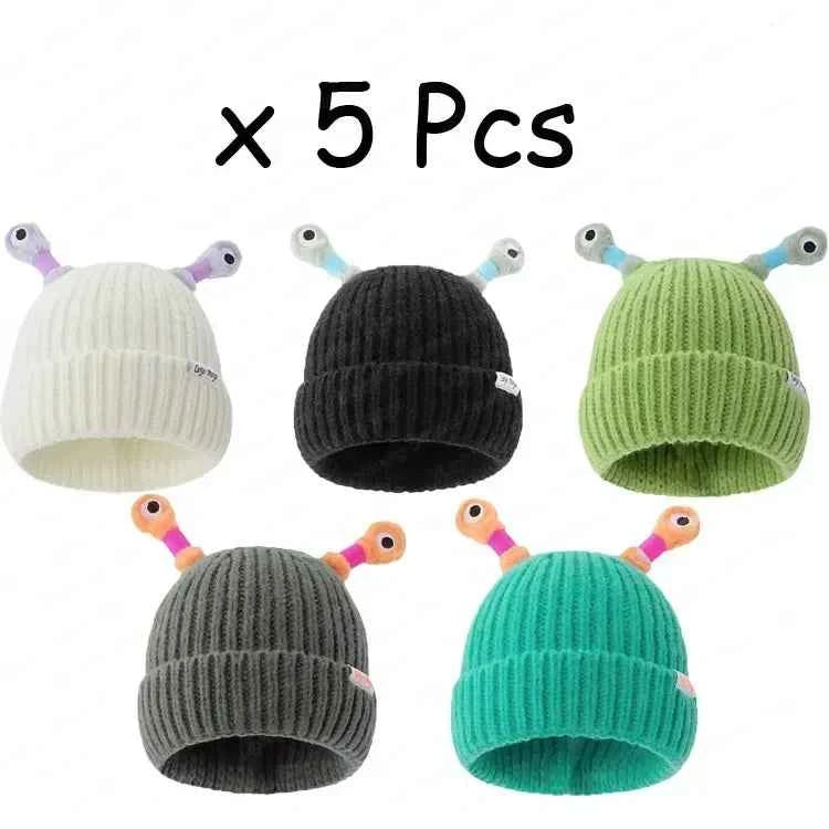 Parent Child Cute Glowing Little Knit Hat Funny Cold Weather Warm Weather Gear for Men Winter Hats for Women with Ear Christmas