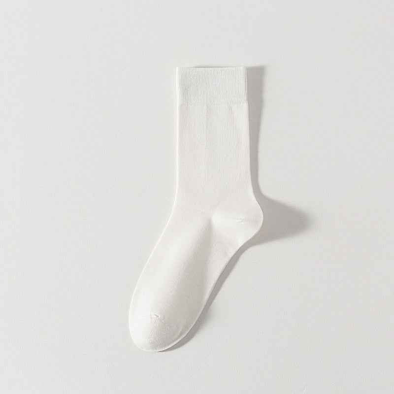Socks - Men's Pure Color Mid-Calf