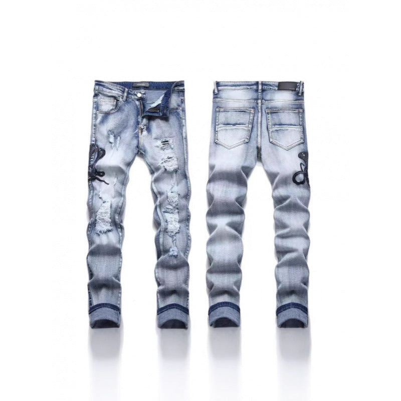 mens cotton jeans Colouronova