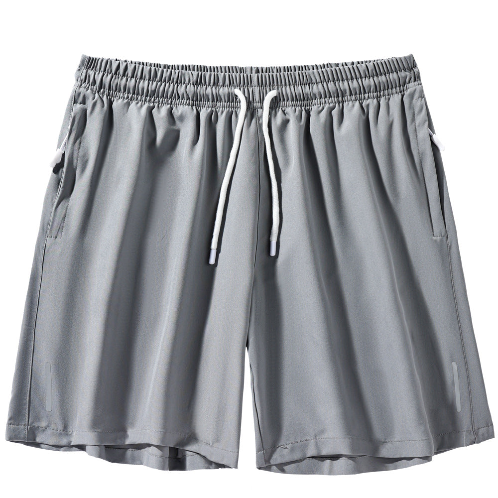 Mens Solid Color Drawstring Shorts Colouronova