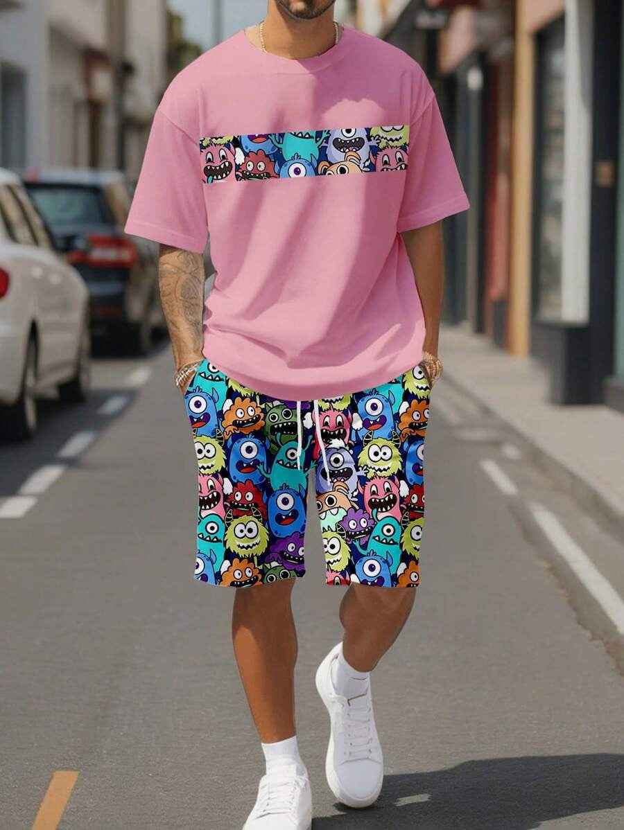 Loose and casual hip-hop suit