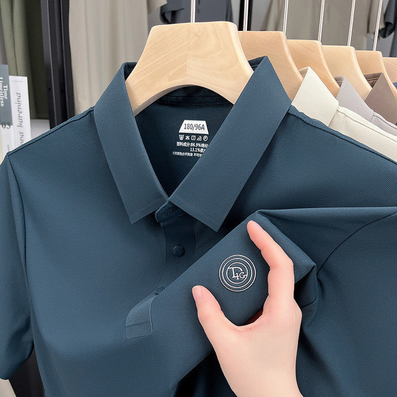 Men's Casual Short Sleeve Polo Shirt Colouronova
