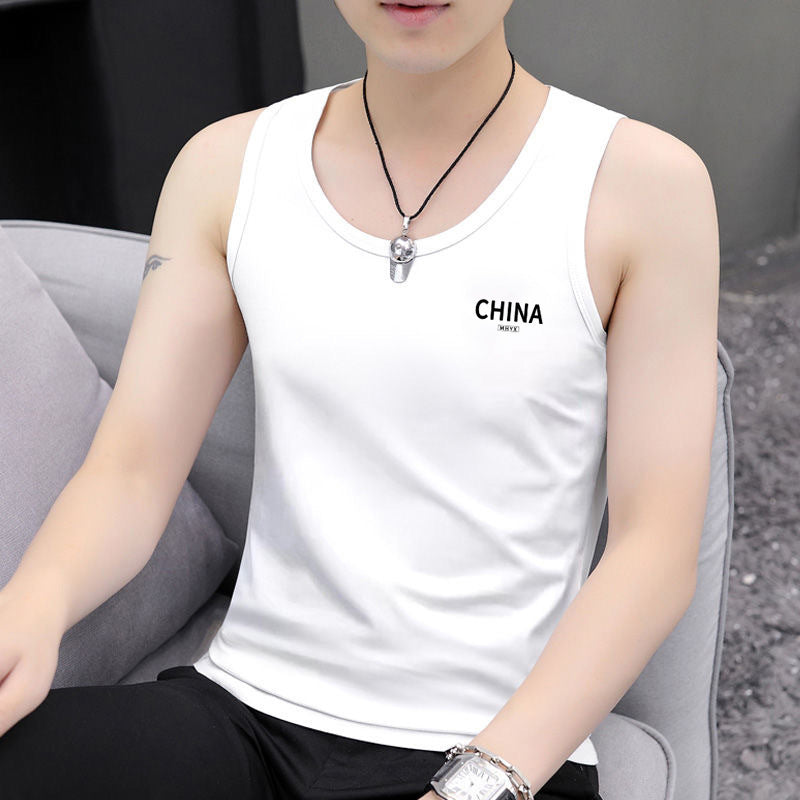 Mens Slim Fit Sports Vest Colouronova