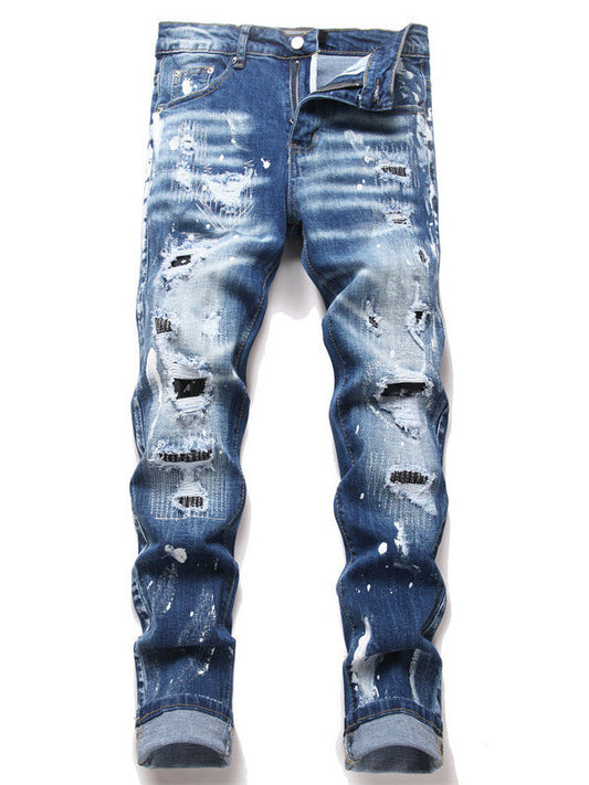 Mens Denim Trousers Colouronova