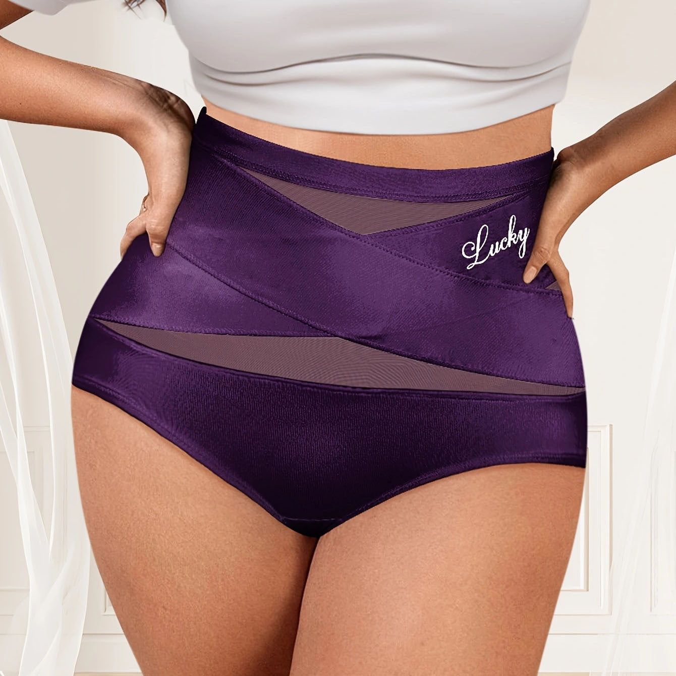 High Waist Seamless Women's Underwear Colouronova