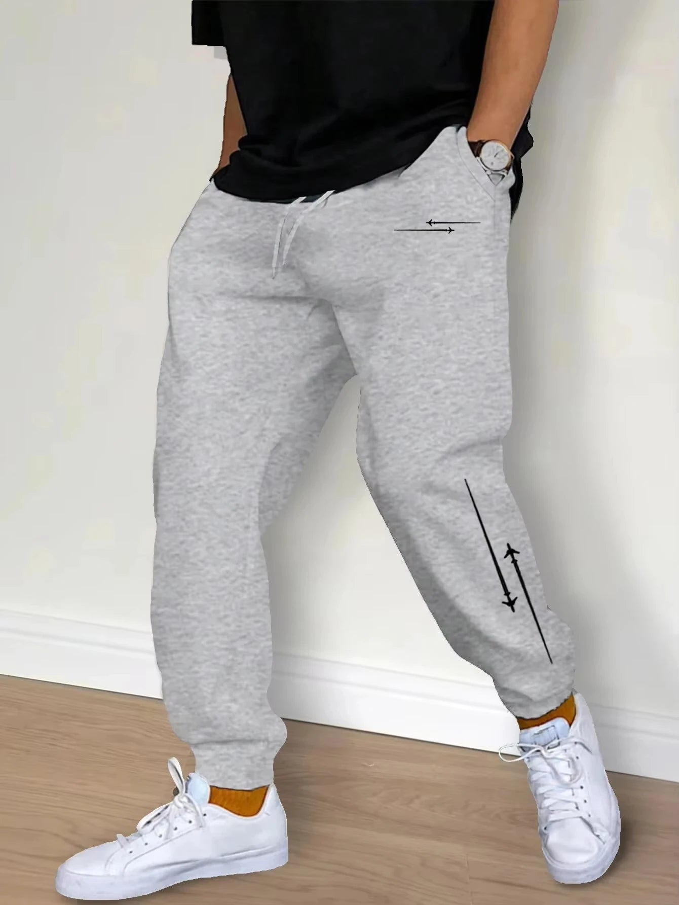 Trousers Fashion Versatile Quality Casual Mens Sweatpants Tracksuit Daily Printing Sale Gym Jogging Pants Comfortable Soft Sport - Colouronova