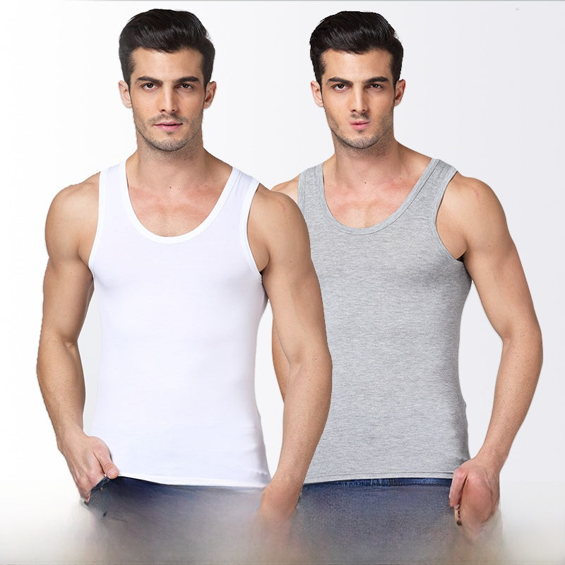 Pure cotton men's vest Colouronova