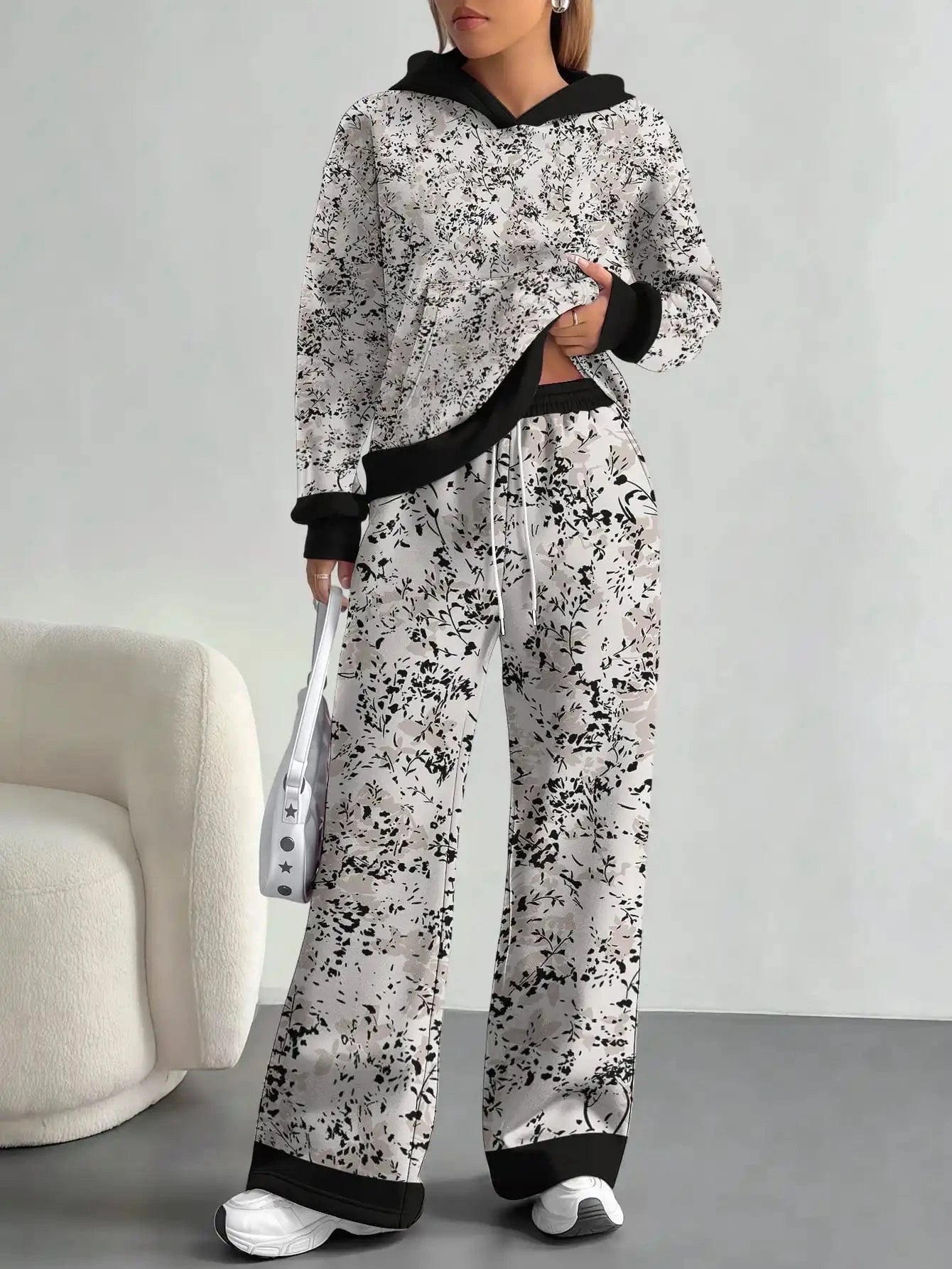 2025 new green camouflage sports style foreign trade printing hot style fashion casual outdoor European and American women's sui Colouronova