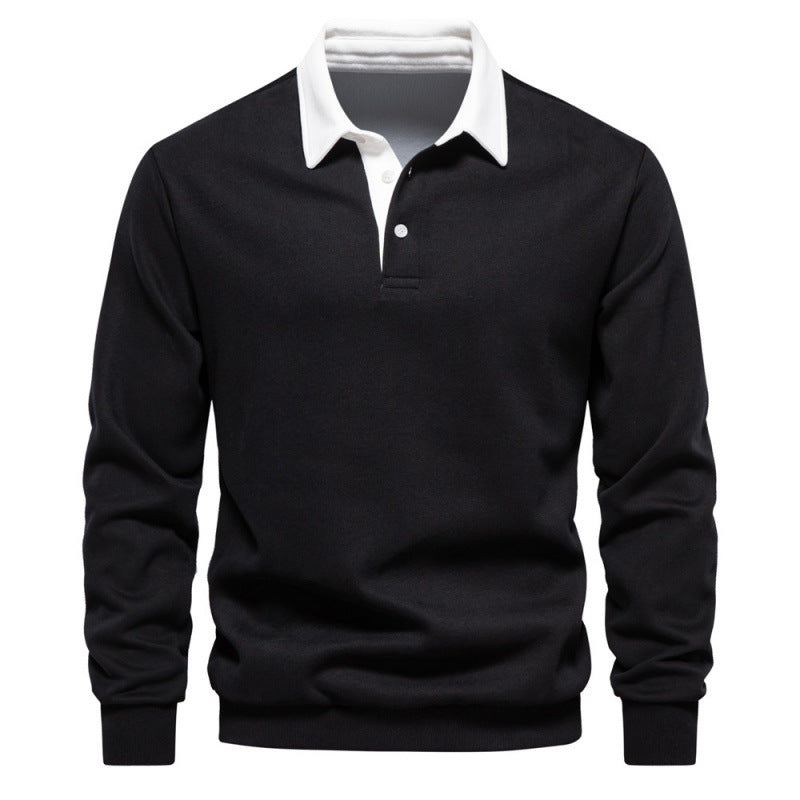 Long-sleeved Polo-neck t-shirt Colouronova