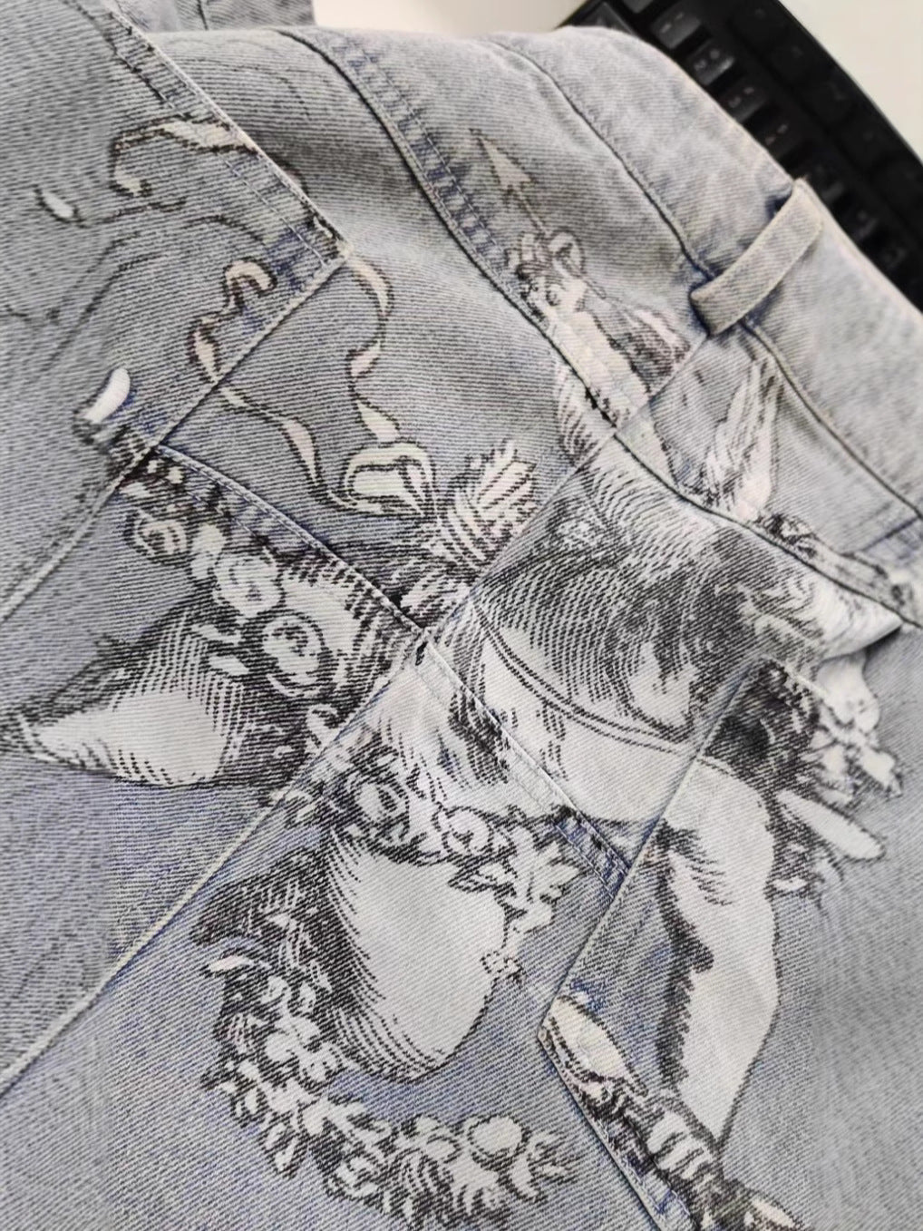 Mens Denim Trousers Colouronova