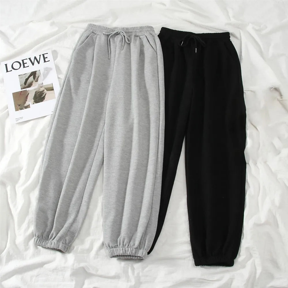 Women Sweatpants Baggy Fashion Oversize Sports Fitness Pants Ladies Joggers Streetwear Trousers Loose - Colouronova