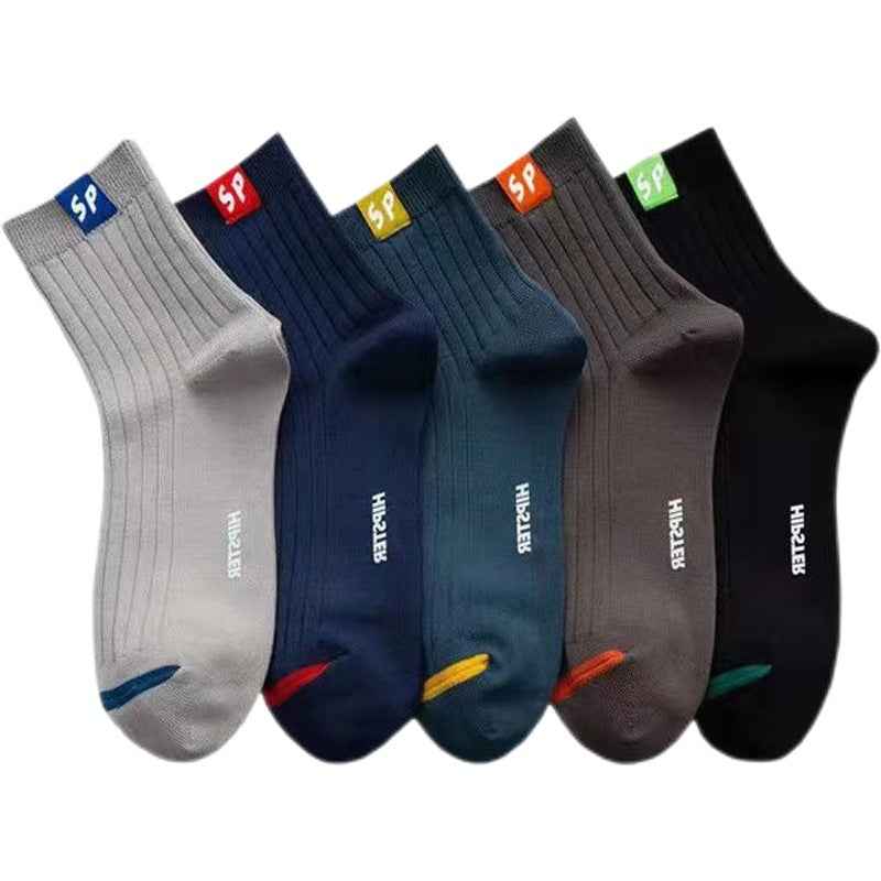 Mid-Calf Breathable Quick-Dry Socks for Men